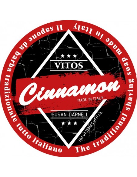Vitos sapone da barba cinnamon 150 ml