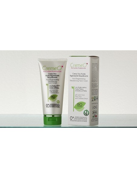 Cremeò Crema Viso Acida Rigenerante Riequilibrante