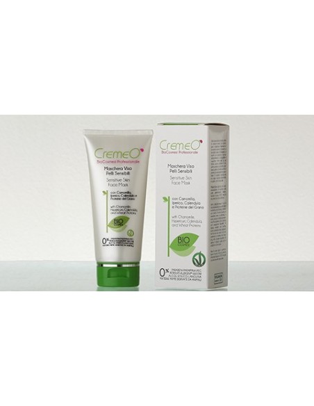 Cremeò Maschera Viso Pelli Sensibili