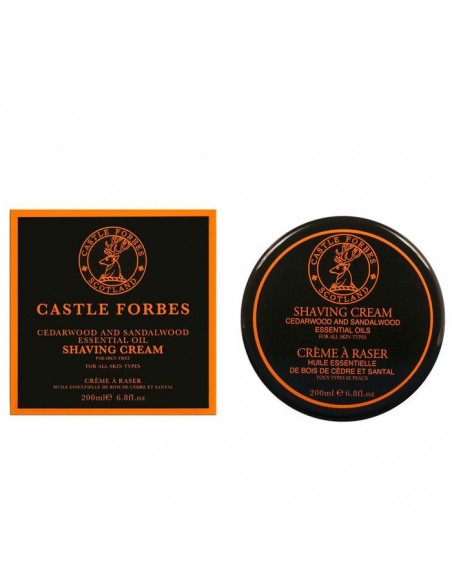 Castle Forbes Crema da barba Cedarwood & Sandalwood 200 ml Castle Forbes Crema da barba Cedarwood & Sandalwood 200 ml