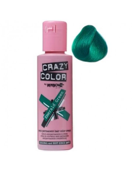 Crazy Color Emeral Green 53 100 ml Renbow Crazy Color Emeral Green 53 100 ml Renbow