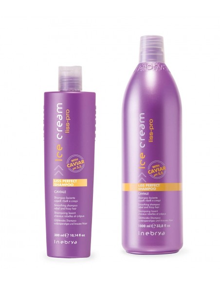 Inebrya Ice Cream Liss Perfect Shampoo Lisciante per capelli crespi