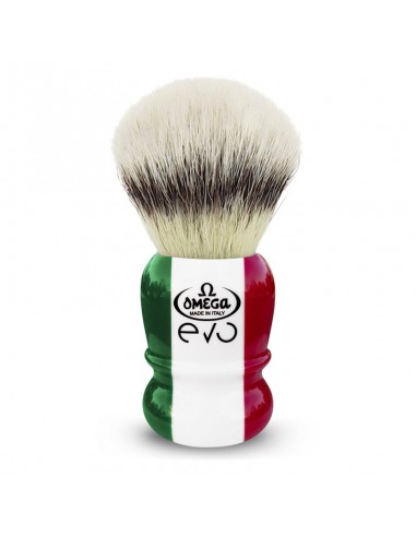 Omega EVO pennello da barba SPECIAL Tricolore