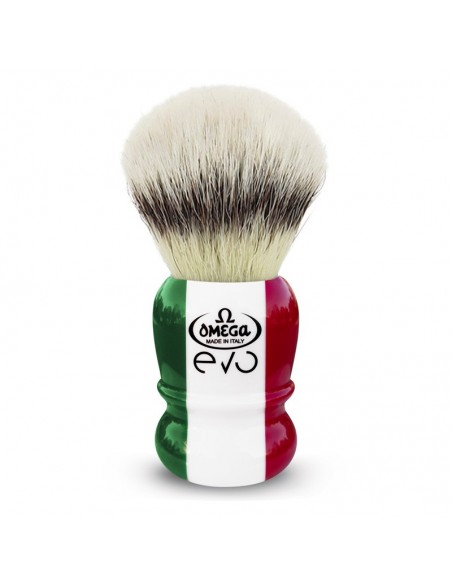 Omega EVO pennello da barba SPECIAL Tricolore