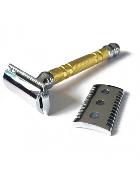 Parker Rasoio di Sicurezza 69CR Double Edge Open e Comb