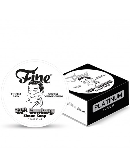 Fine Accoutrements Shaving Soap Platinum 150ml NEW FORMULA