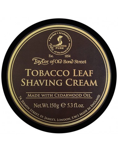 Taylor Of old Bond Street Crema da Rasatura Tobacco Leaf 150 gr TOBS