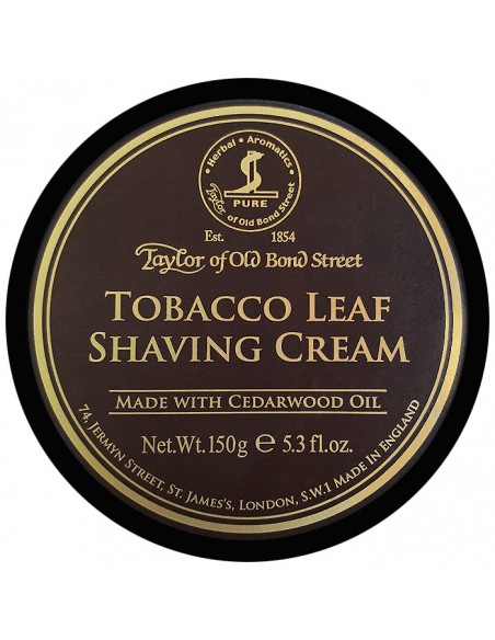 Taylor Of old Bond Street Crema da Rasatura Tobacco Leaf 150 gr TOBS