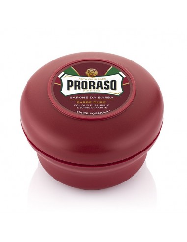 Proraso Sapone da Barba Linea Linea Rossa Barbe Dure in ciotola 150 ml