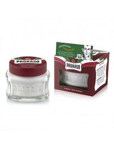 Proraso Crema Prebarba Linea Rossa Barbe Emolliente e Lenitiva Vaso 100 ml