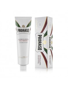 Proraso Sapone da Barba Linea Bianca Pelli Sensibili Anti Irritazione Tubo 150 ml