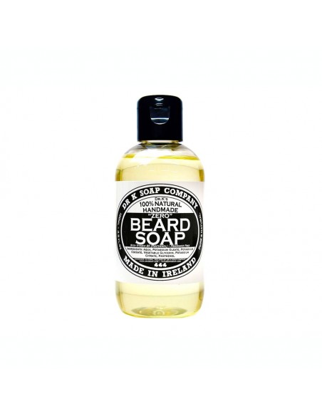 Dr k beard soap Zero 100 ml shampoo per la barba senza profumo