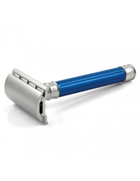 Edwin Jagger Rasoio di Sicurezza 3one6 – manico BLU ANODIZZATO